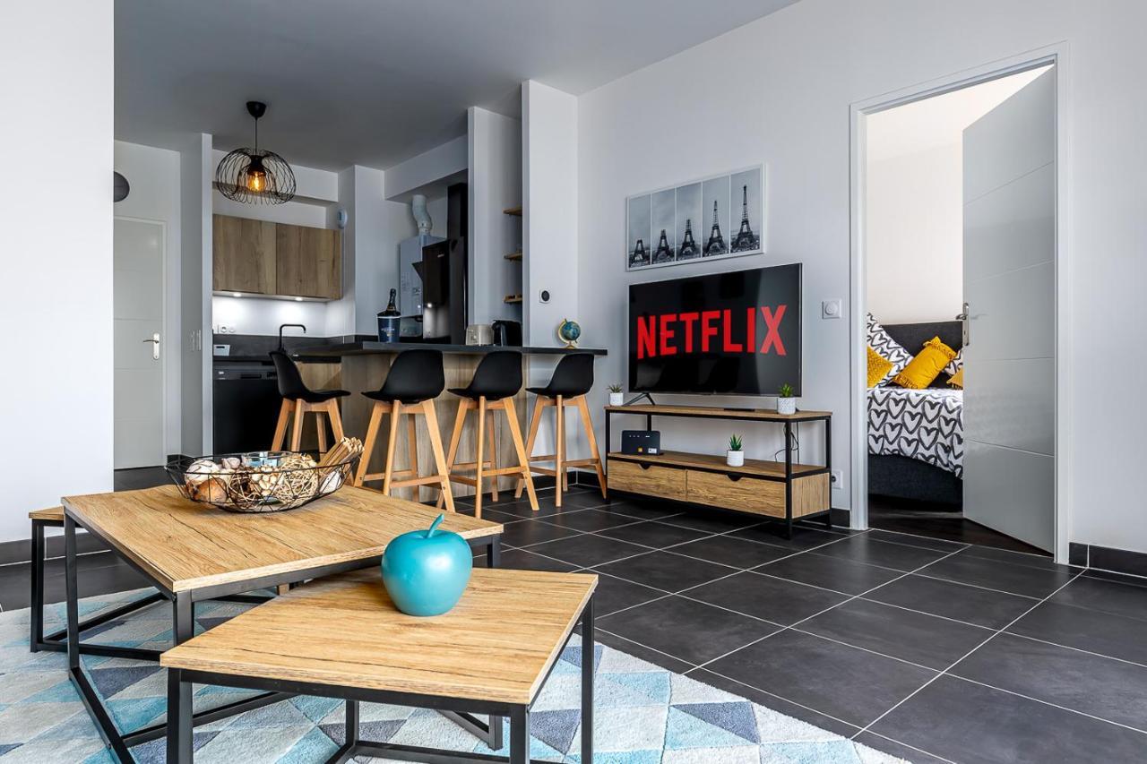 King Size Bed - Free Private Parking - Garden & Terrace - 14Min From Disneyland Ferrieres-en-Brie Exterior photo